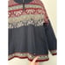 Norwear 100% Wool Quarter Zip Sweater SZ Med Flawed Winter Snow Gear Heavy Layer