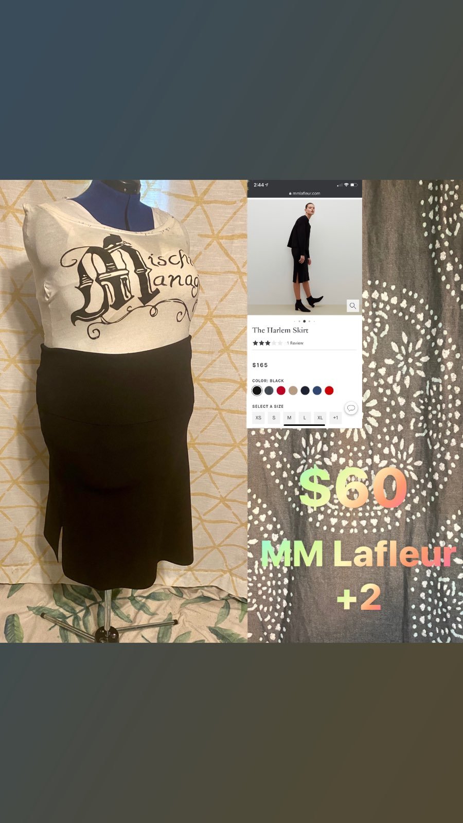 Black skirt