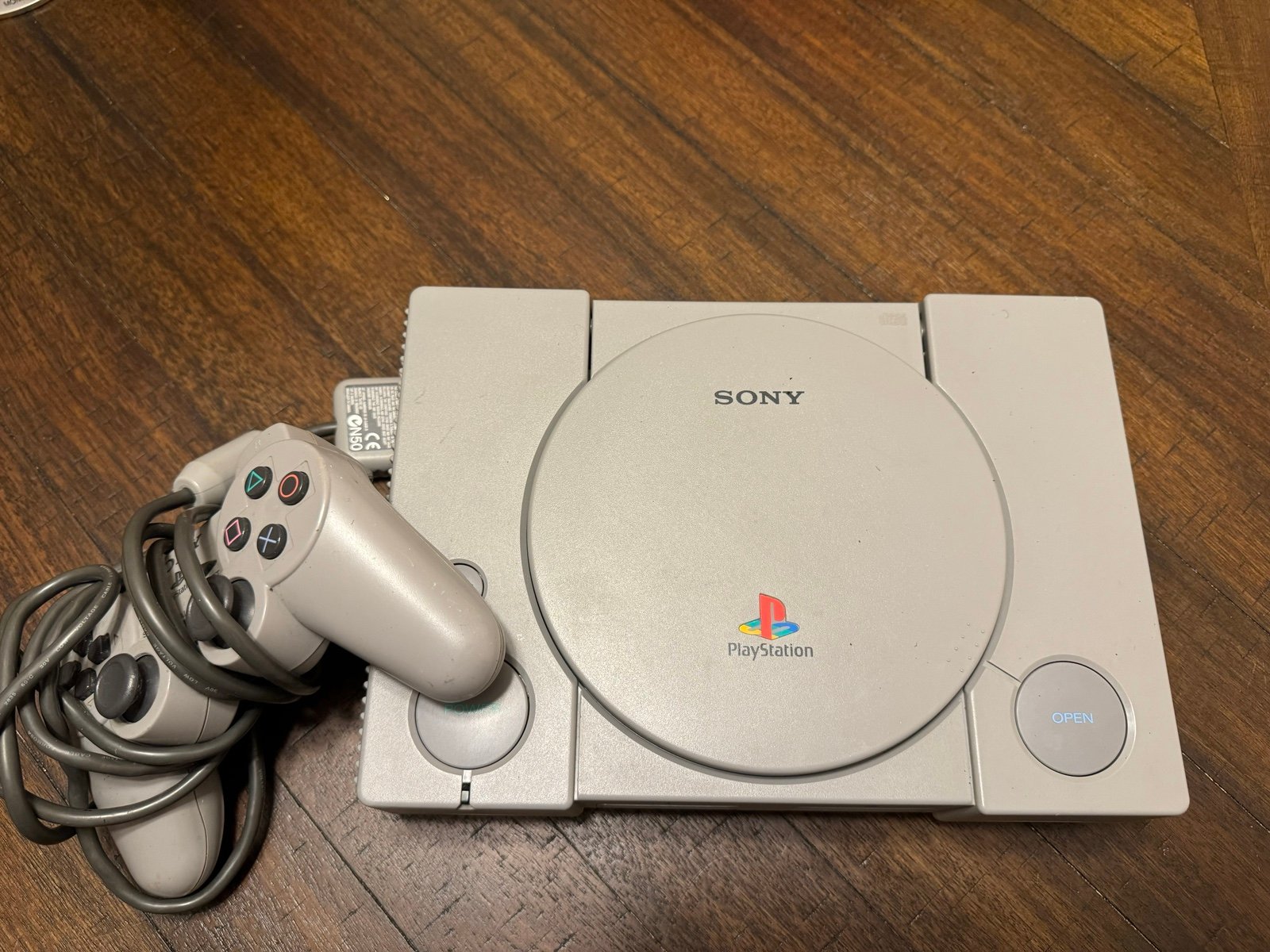 PlayStation 1 Console And Remote No Cords