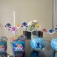 Baby Shark Party Table Decoration