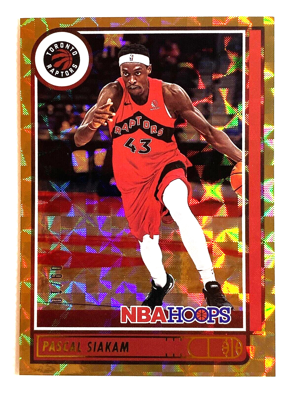 2021 Pascal Siakam HOOPS PANINI GOLD EXPLOSION SSP /10 #79 H639
