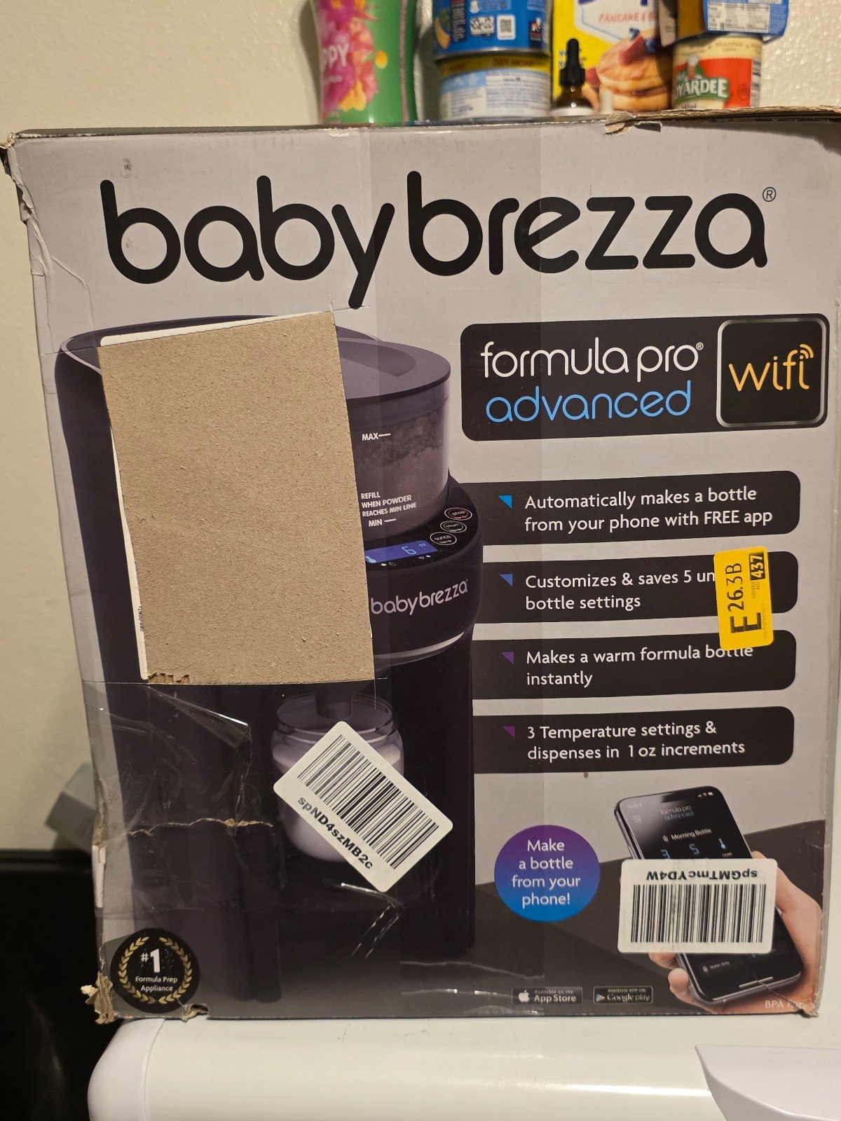 Baby Brezza Formula Pro Advanced + WiFi, NEW