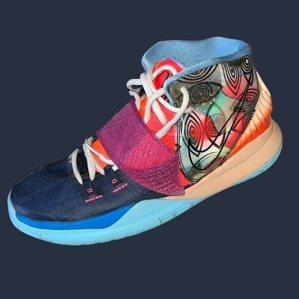 2019 Nike Youth Kyrie 6 Pre Heat Miami Midnight Navy/Black CV5574-403 Size 6.5 Y