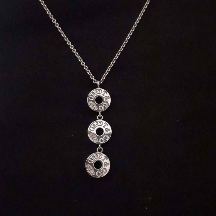 Tiffany & Co. 1837 Triple Drop Necklace