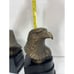 Bronze Eagle with wood base bookends Lot of 2 Vintage