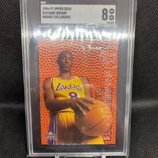 Kobe Bryant UD rookie exclusives SGC 8!