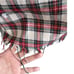 Revolve NSF Men S Paint Splat Raw Hem Red/White Plaid Button Up Shirt MSRP 350