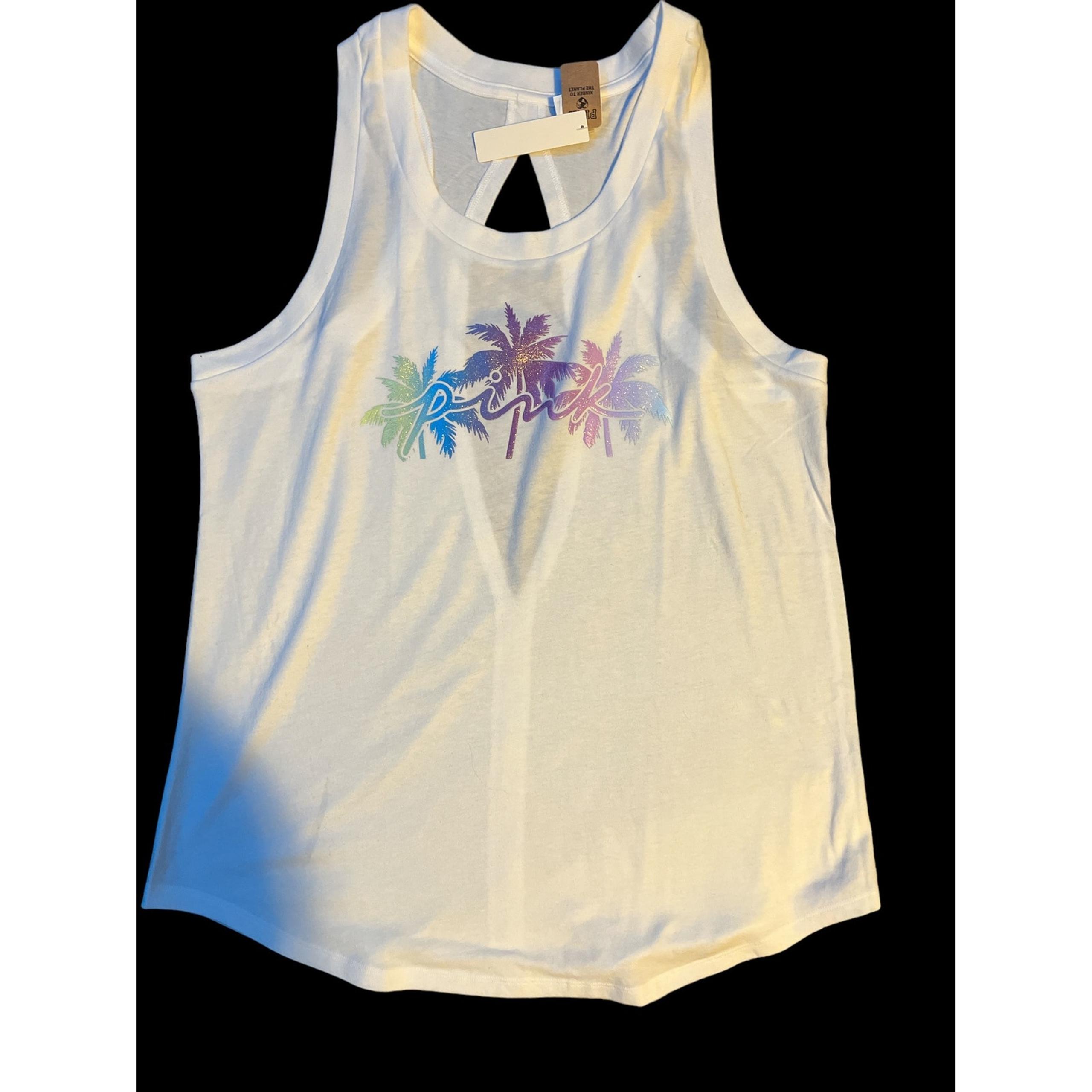 VSPINK NWT knit open back perfect tank sz xlarge