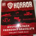horror movie friendship beaded charm bracelets 4 pack