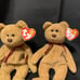 Rare Curly Ty beanie baby with tag errors