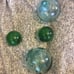 Vintage JAPANESE GLASS FISH NET FLOATS