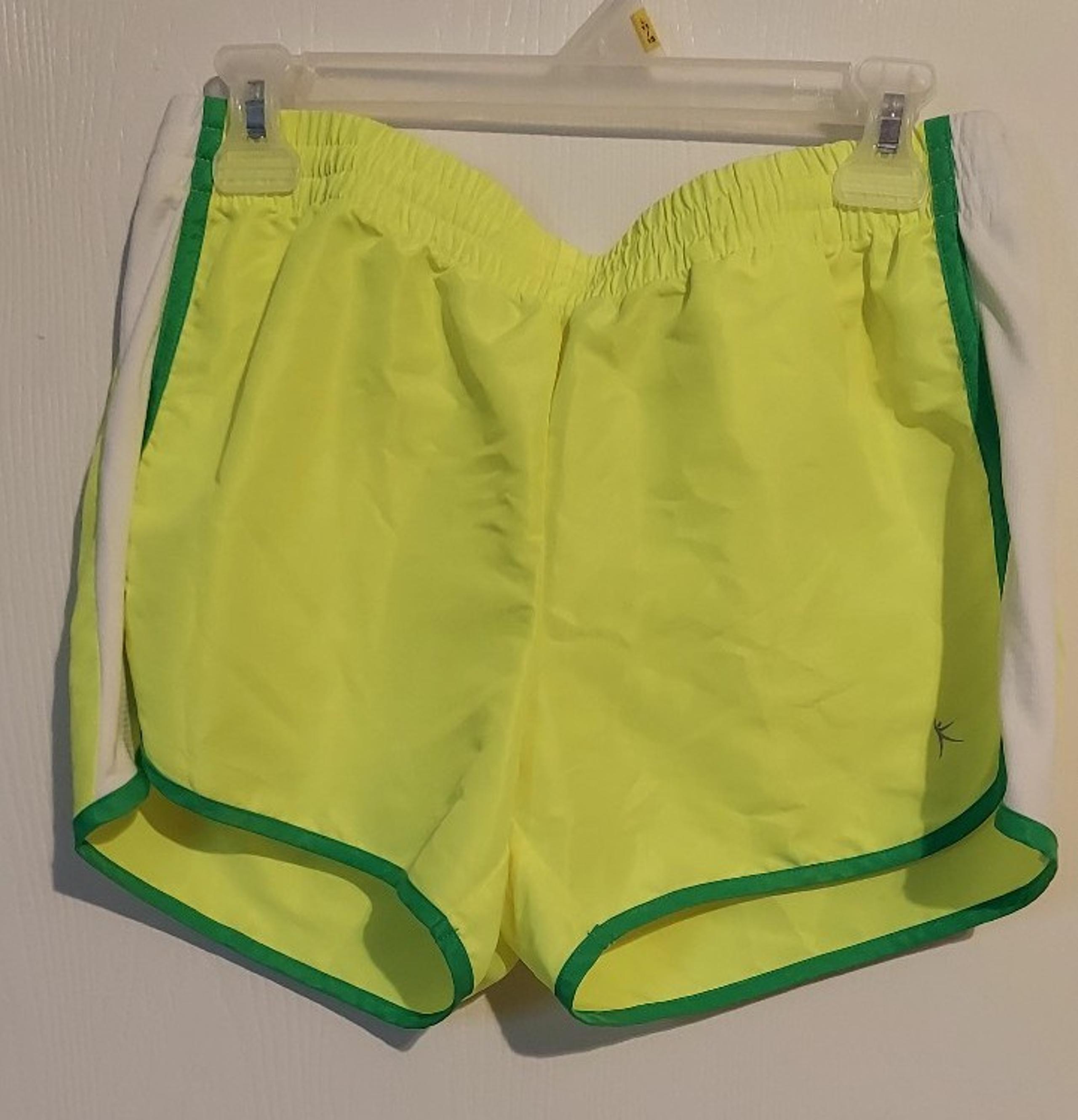 Danskin now neon yellow athletic shorts