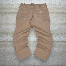 Vintage Carhartt Carpenter Pants Desert Tan Canvas Relaxed Dungarees Work 90s