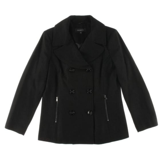 Jones New York Wool Double-Breasted Pea Coat. Size 6