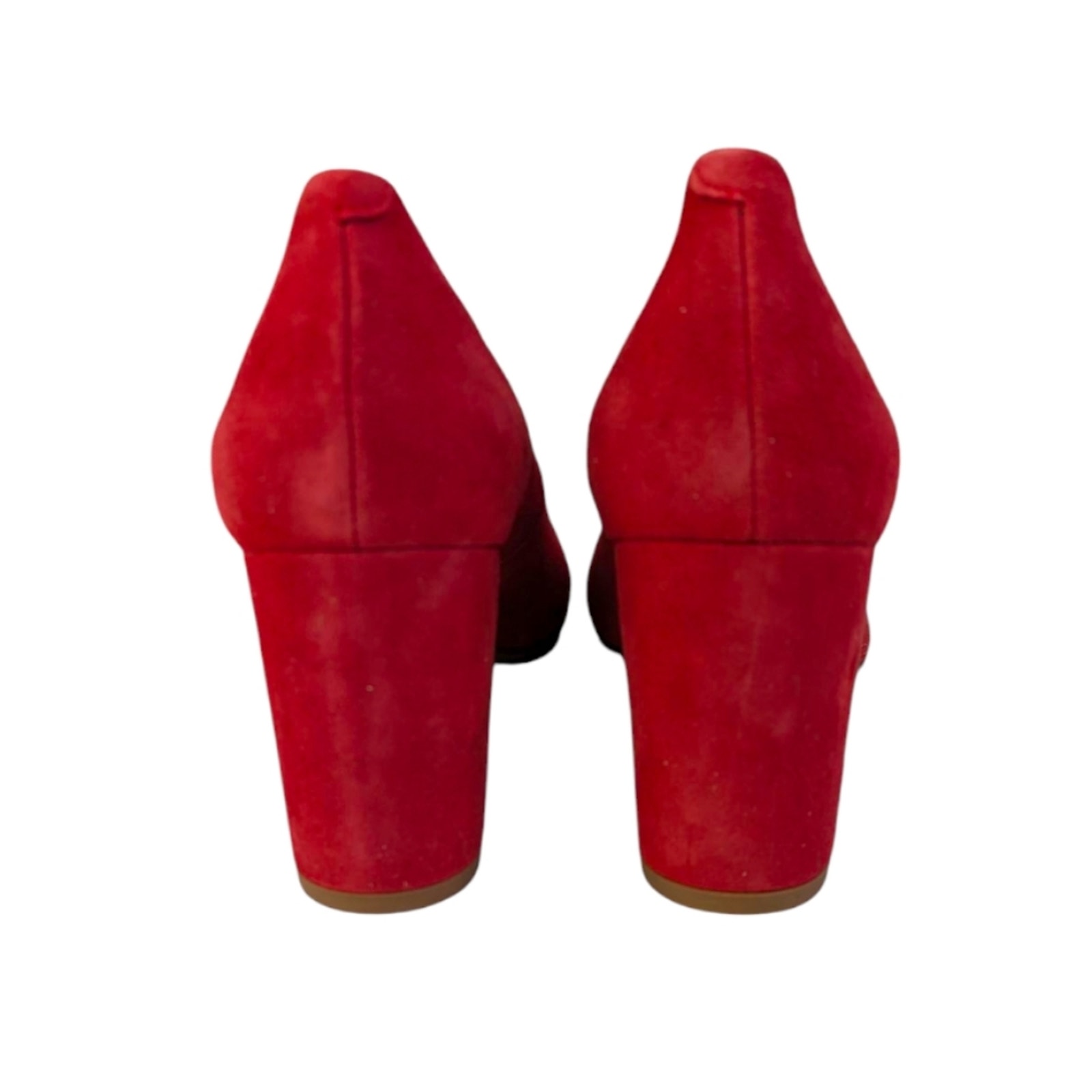 ◇RONRON◇ SUEDE BLOCK PADDING RED Padding Coats - RONRON 론론