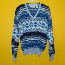 VTG 90's Michael Gerald V-neck long sleeve sweater
