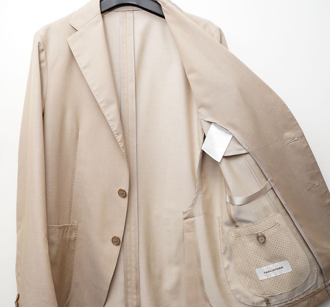 TAGLIATORE (タリアトーレ) DAKAR (ダカール) Beige Suit Size 48