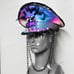 Purple Captain Jewelry Feather Party Top Hat