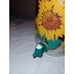 Golden Harvest Sunflower Sun Tea Jug with Spicket Flower 1 Gallon and Two Glass