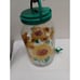 Golden Harvest Sunflower Sun Tea Jug with Spicket Flower 1 Gallon and Two Glass