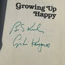 GROWING UP HAPPY SIGNED BOB KEESHAN