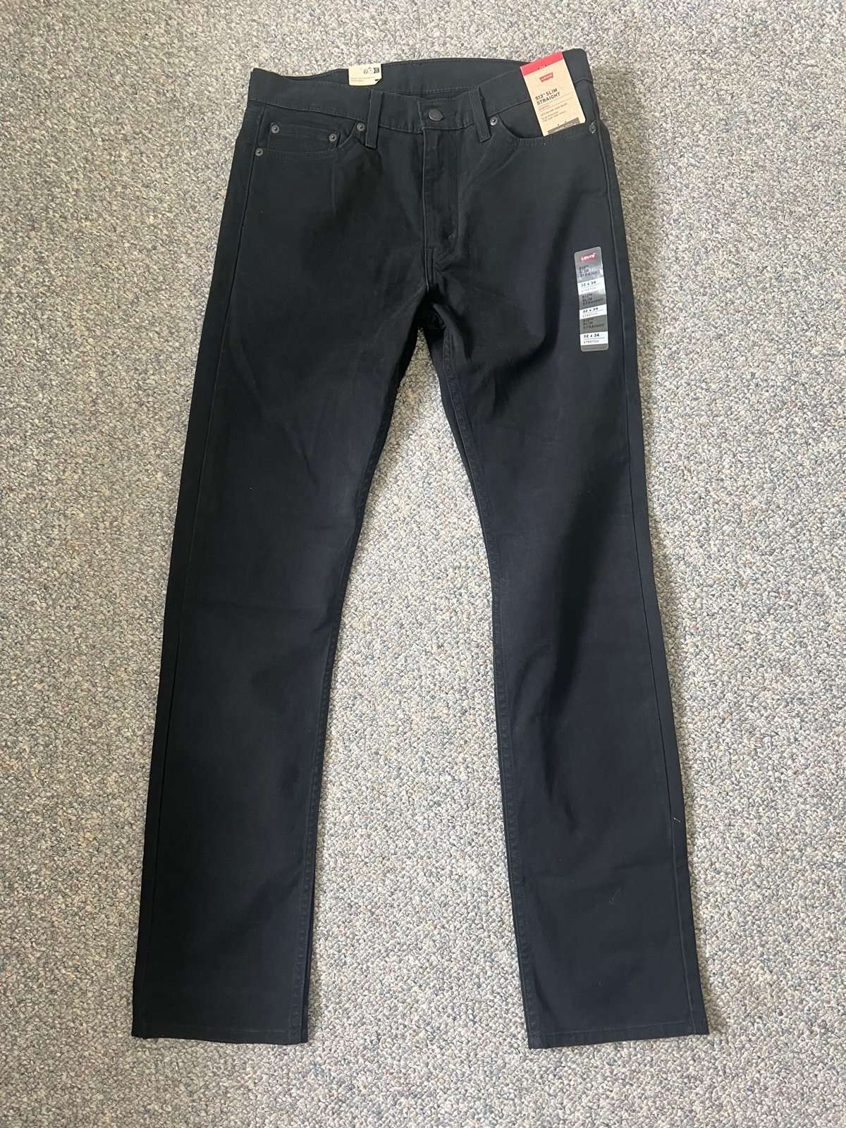 YOKE ヨーク】5P WIDE LEG STRAIGHT PANTS / BLACK - Avelia