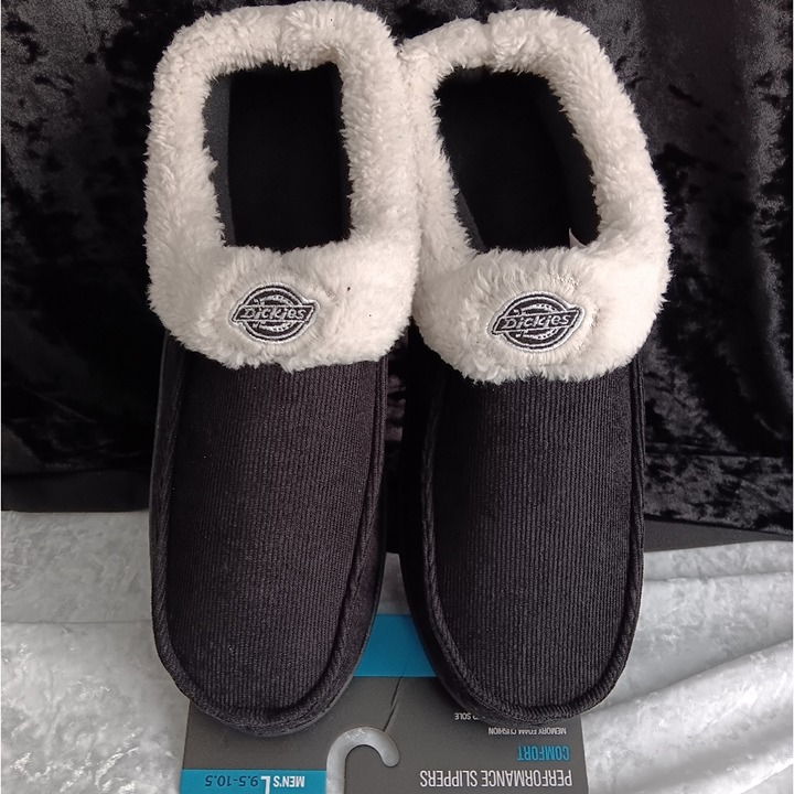 NWT Mens Dickies Corduroy Slippers