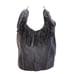 USA Bikers Dream Apparel Studded Fringe Halter Tie Top Black Leather Womens L