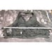 USA Bikers Dream Apparel Studded Fringe Halter Tie Top Black Leather Womens L