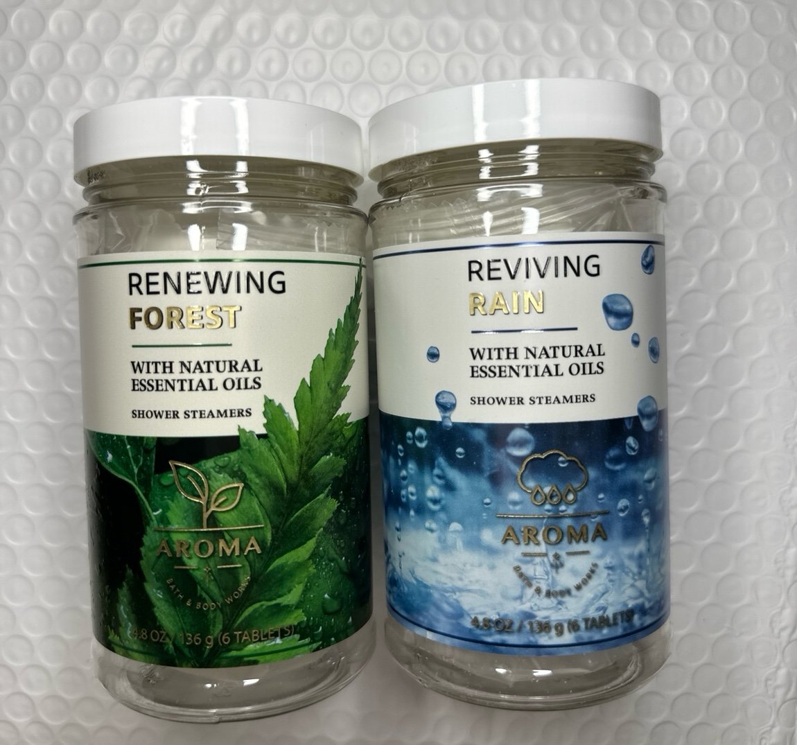 BBW BATH & BODYWORKS AROMATHERAPY SHOWER STEAMERS X2