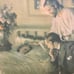 RARE 52’ ORIGINAL FRAMED PRINT THE DIVINE HEALER BY HARRY ANDERSON- JESUS CHRIST