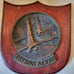 Orig WWII Black Falcons VP-7 Patron Seven Fighter Squadron Cast Iron Unit Plaque