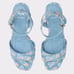 Aldo x Barbie Party Dreamhouse Light Blue Denim Pink Heels Pumps New