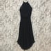 Ramy Brook Deanna Smocked Hatler Midi Dress in Black