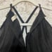 Ramy Brook Deanna Smocked Hatler Midi Dress in Black