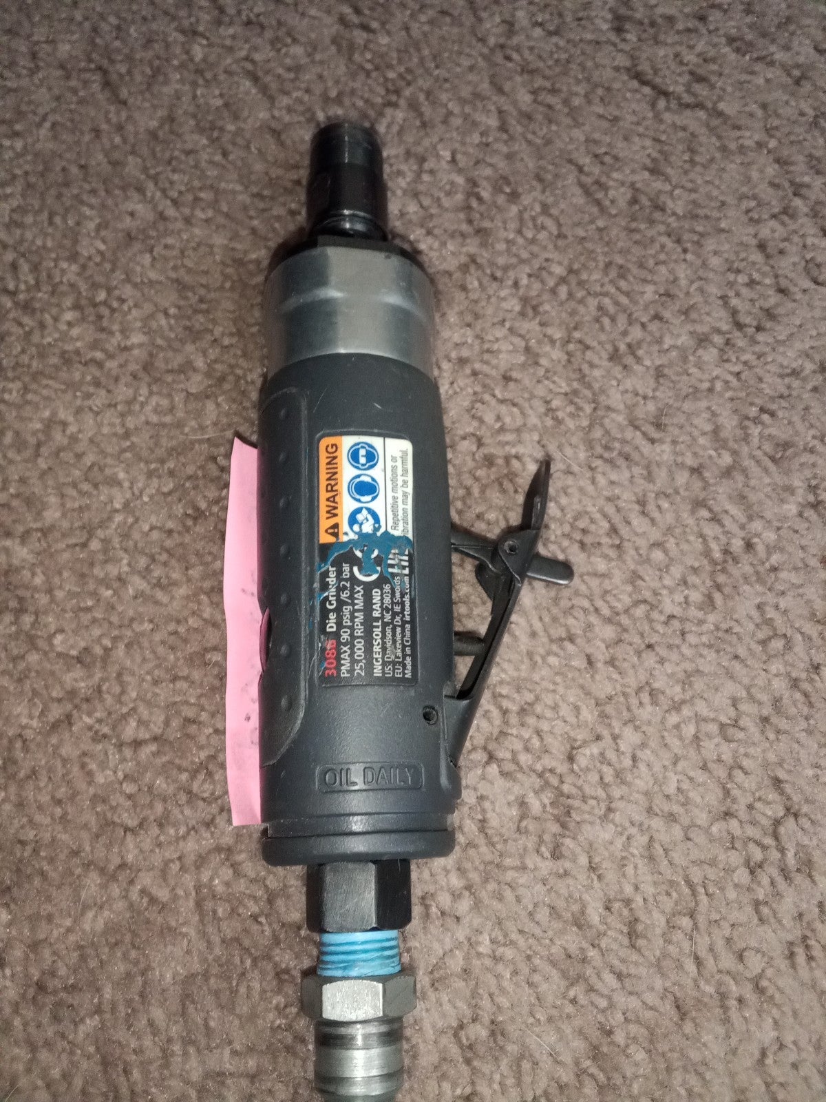 Ingersoll Rand straight angle grinder