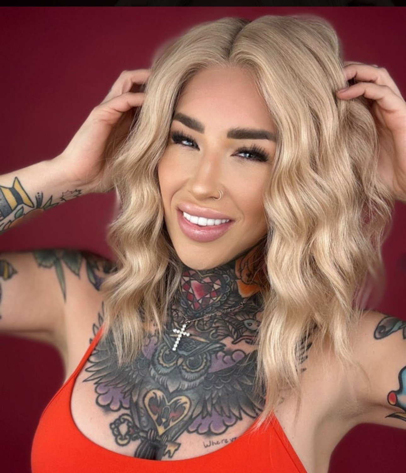 Rebel Gypsy “ Weight of the world” Human hair blend ultra hd lace front wig New