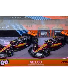 New BBurago MCL60 1:43 McLaren F1 Diecast #4 #81 Lando Norris & Oscar Piastri