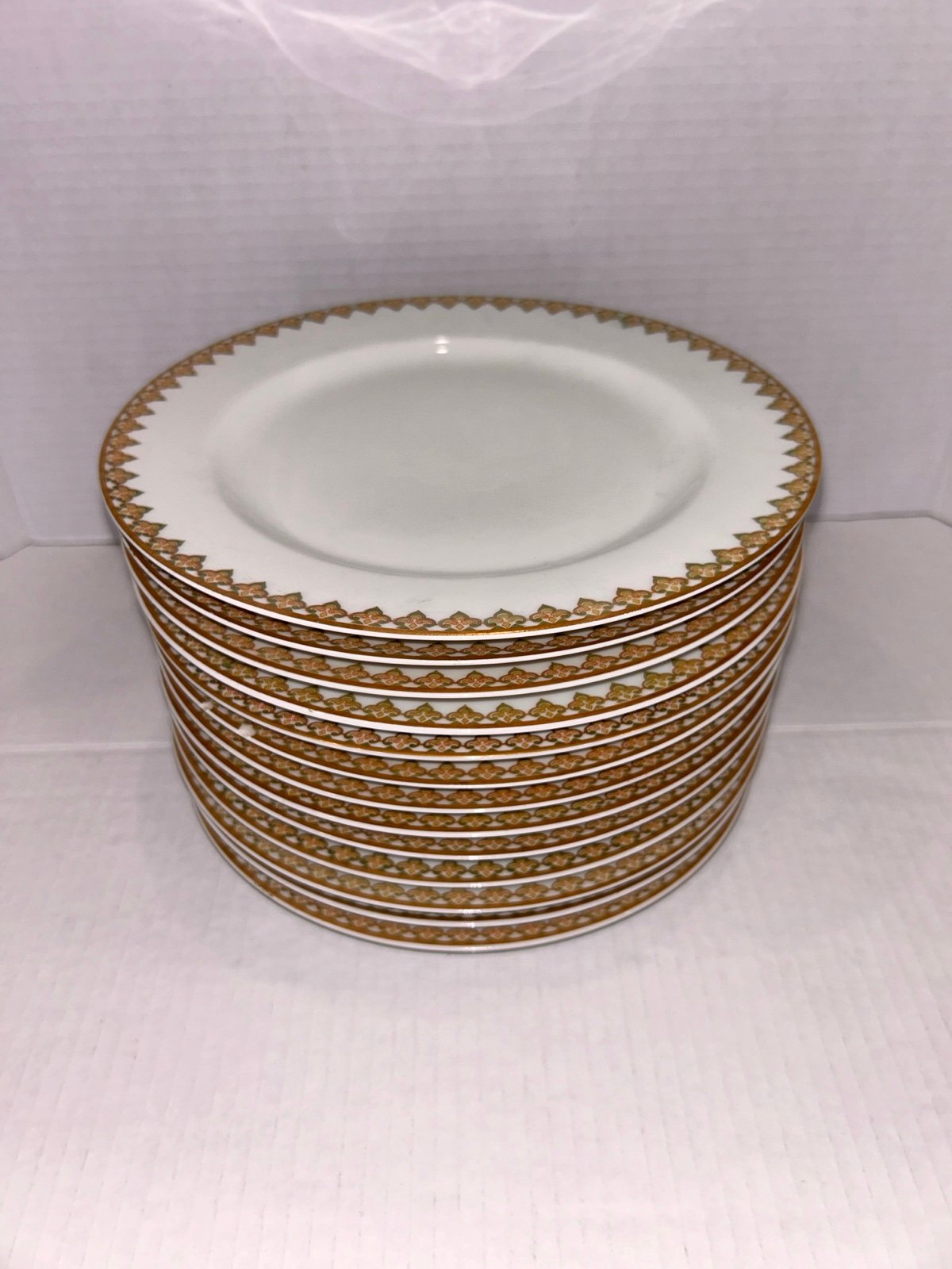 “The Monaco” dinner plates set of 13 Haviland France China ware