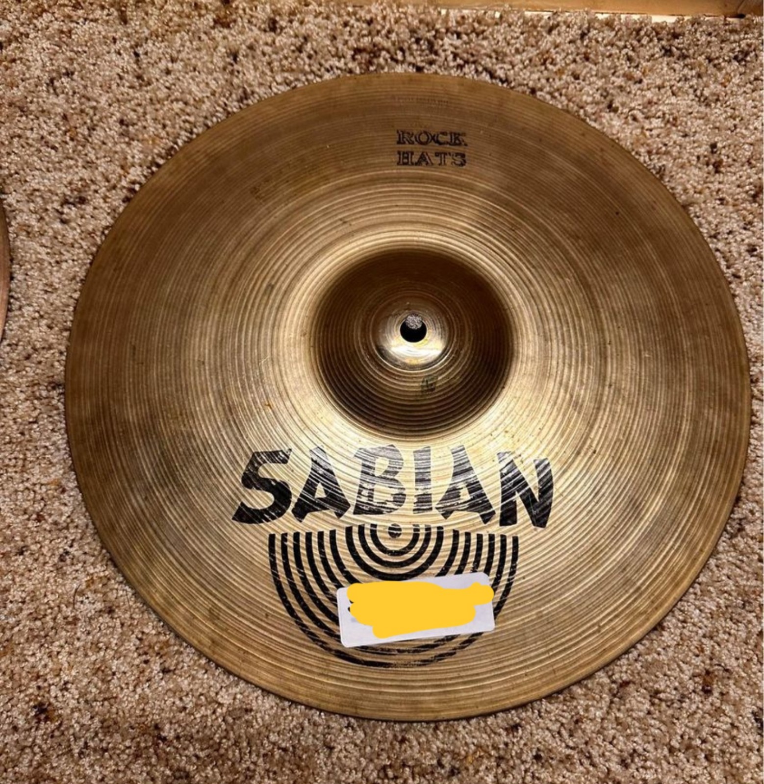 Sabian Rock hats hi hats (pair)