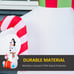 7ft Inflatable Polar Bear w/ Penguin Gift Box Christmas Decoration