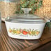 Vintage Corningware Spice of Life L’Echalote 1.5 LiterDish With Glass Lid