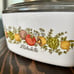 Vintage Corningware Spice of Life L’Echalote 1.5 LiterDish With Glass Lid