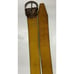 Levi's Tan Leather Belt Tooled Flowers BOHO Hippie Metal Buckle Size 34