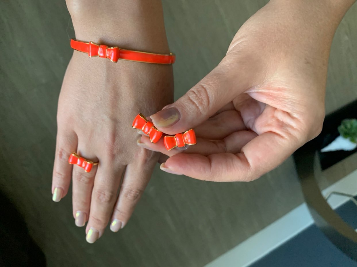 Kate Spade Bracelet, Ring & Earrings Set