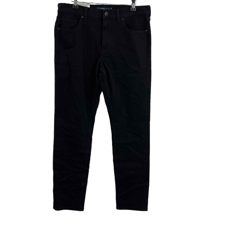 Everlane Black Slim Four-Way Stretch Organic Jean Uniform Mens Size 30 x 32 New