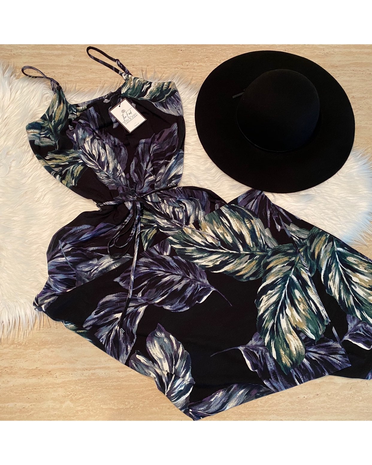 Ilia Enid's Boutique Black Floral Jumper
