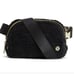 Lululemon, New, Black Everywhere Fleece Gold Tone Hardware 1L Belt Bag