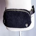 Lululemon, New, Black Everywhere Fleece Gold Tone Hardware 1L Belt Bag