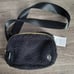 Lululemon, New, Black Everywhere Fleece Gold Tone Hardware 1L Belt Bag